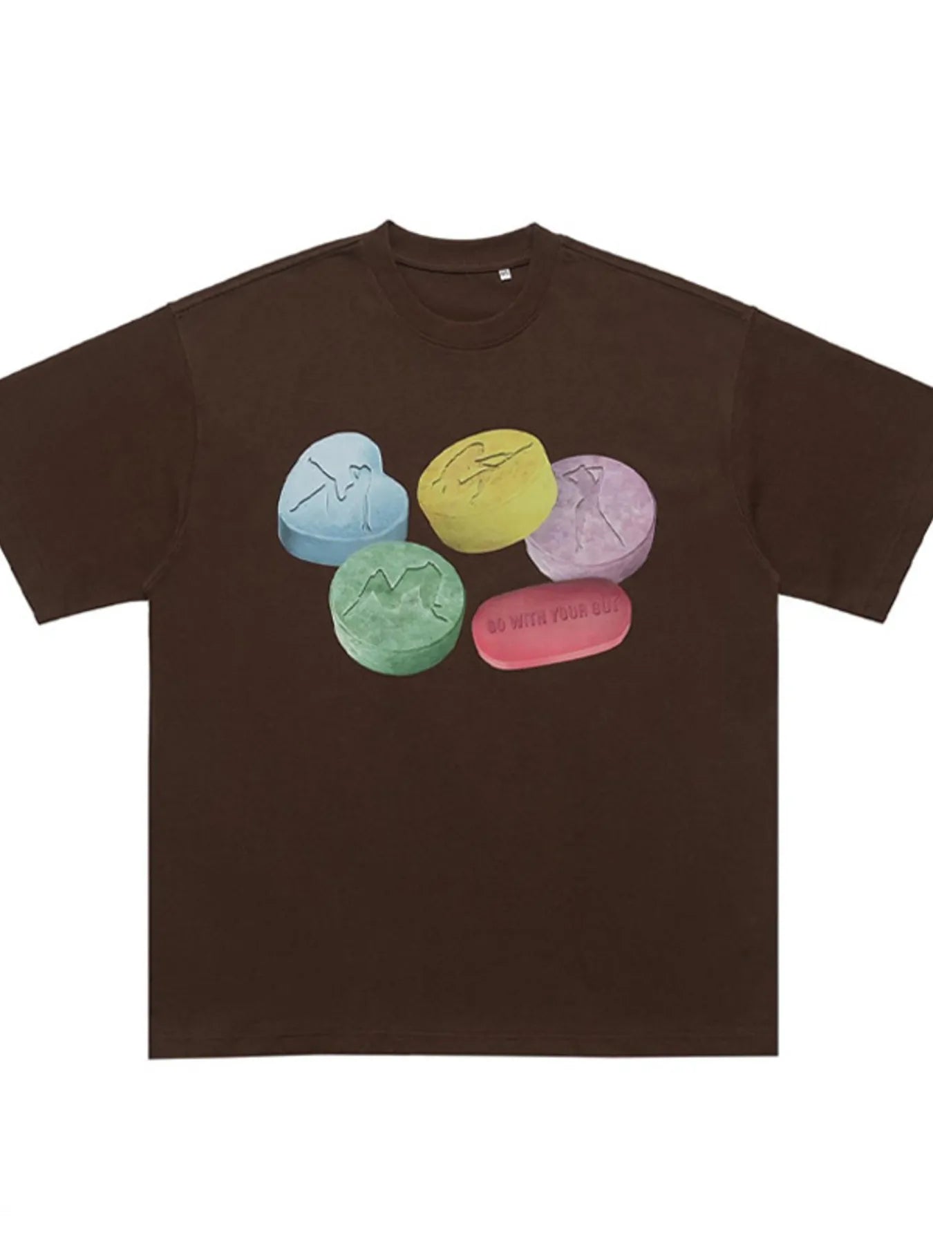 Men's Graphic Round Neck T-Shirt - Loving It Shop