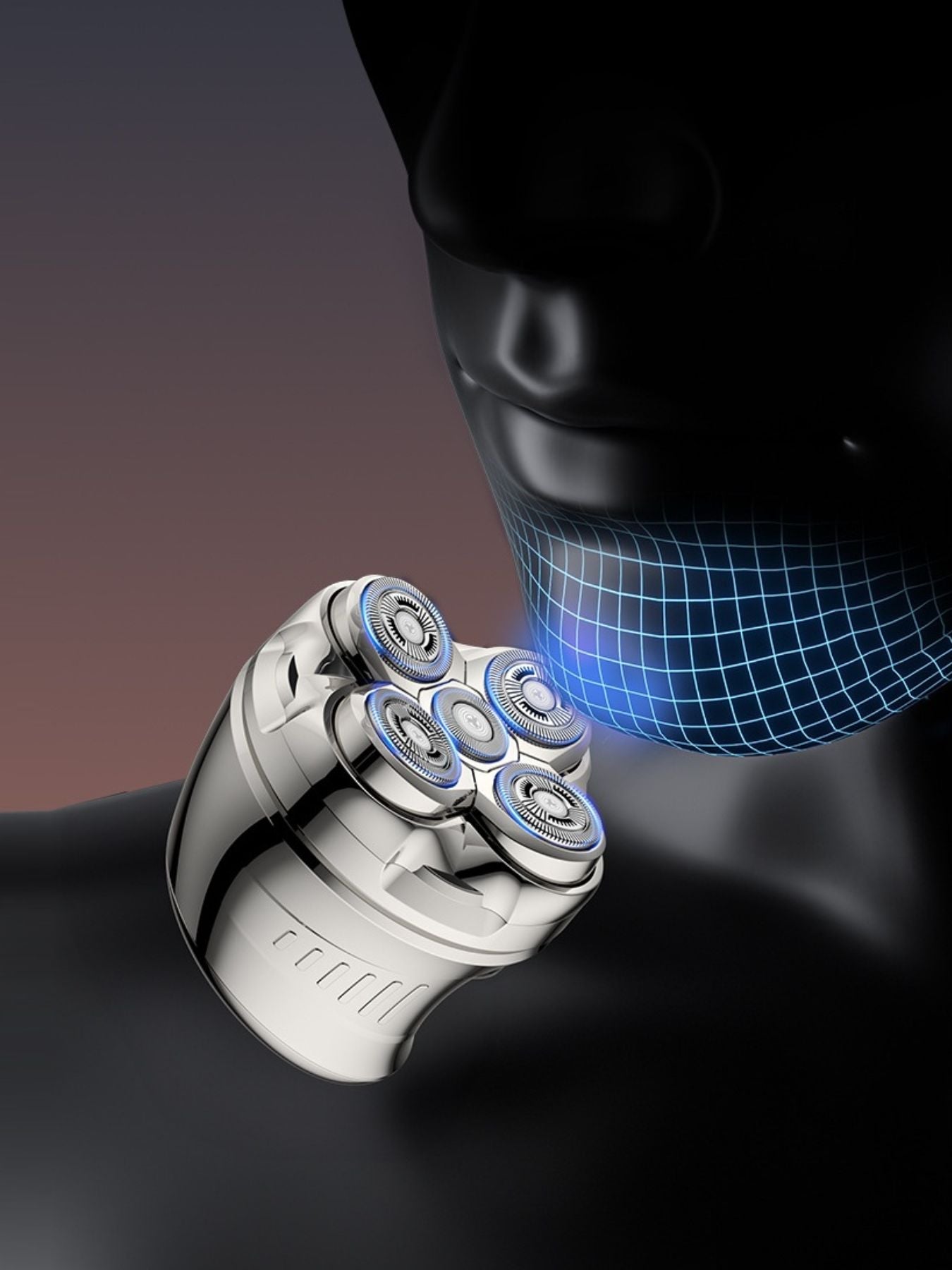 Rechargeable 5 - Head Rotary Shaver - Loving It Shop
