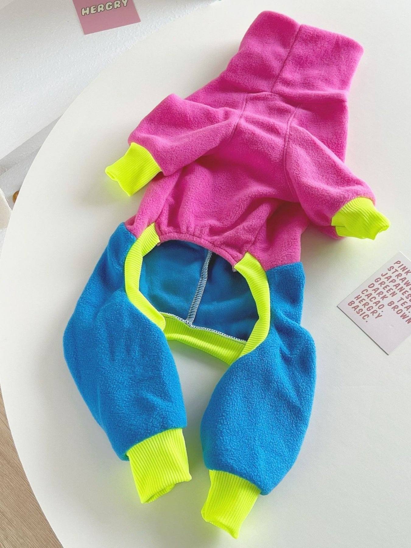Full Size Color Block Turtleneck Pet Jumpsuits Plus Size - Loving It Shop