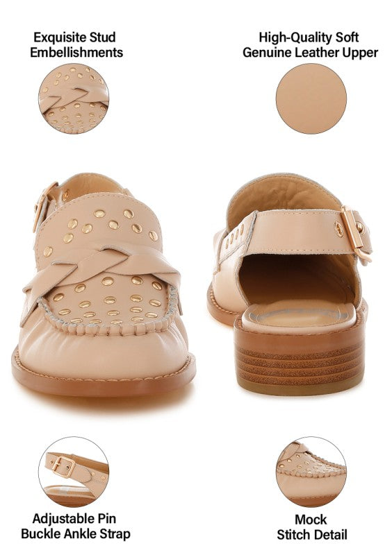 Remykin Braided Penny Strap Loafers