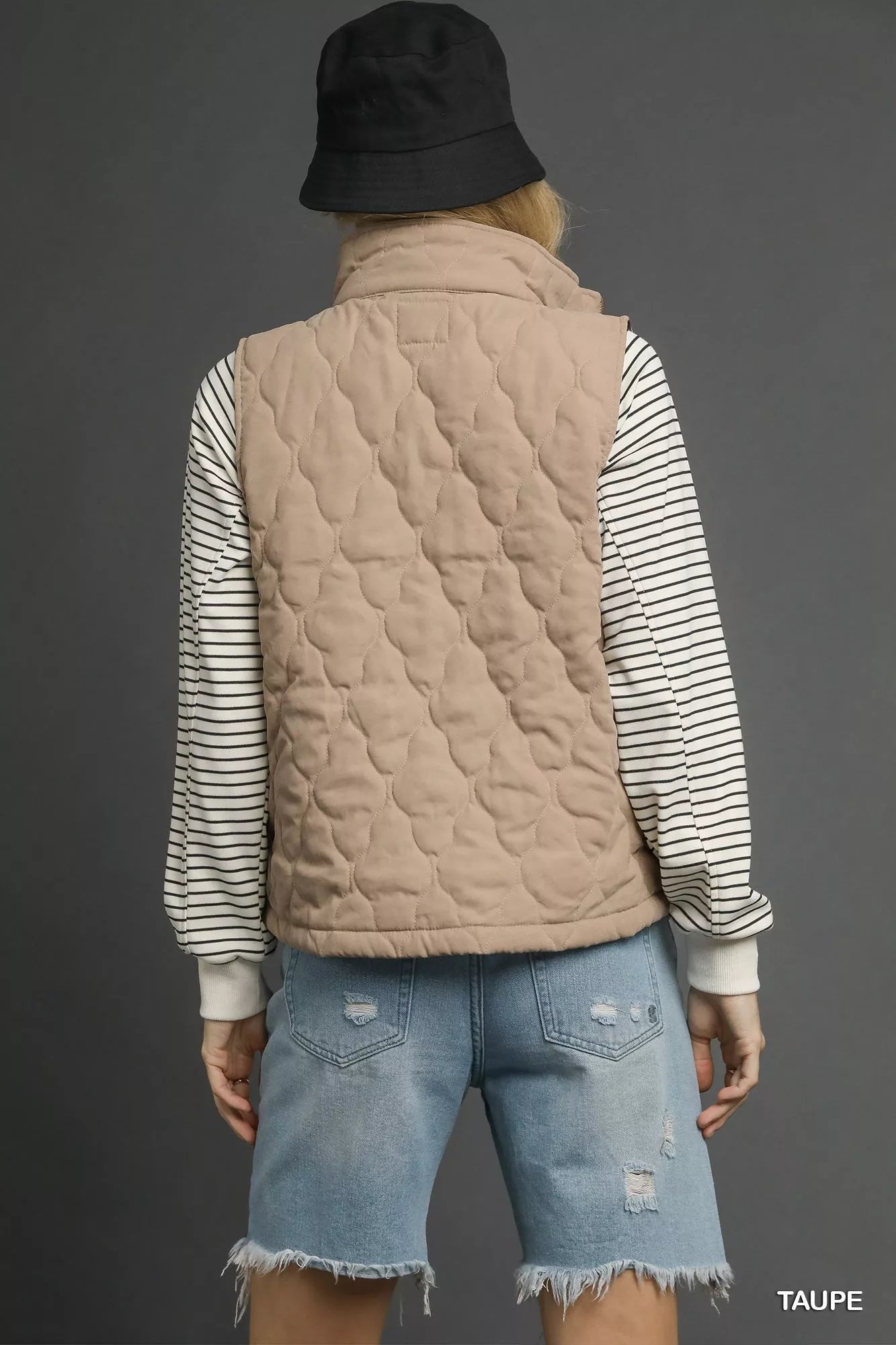 Quilted Zip-Up Vest