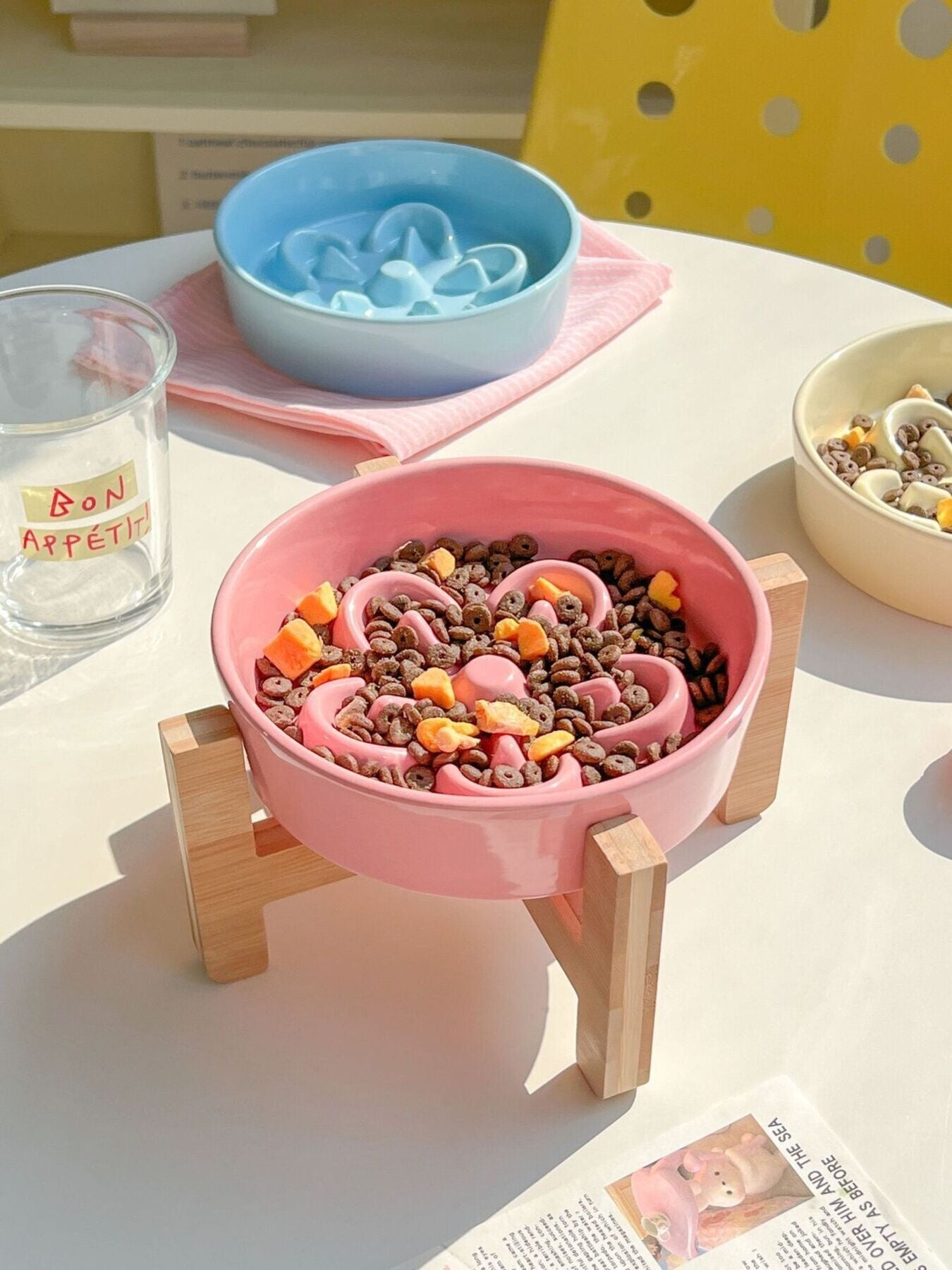 Flower - Shaped Slow Feeder Pet Bowl - Loving It Shop