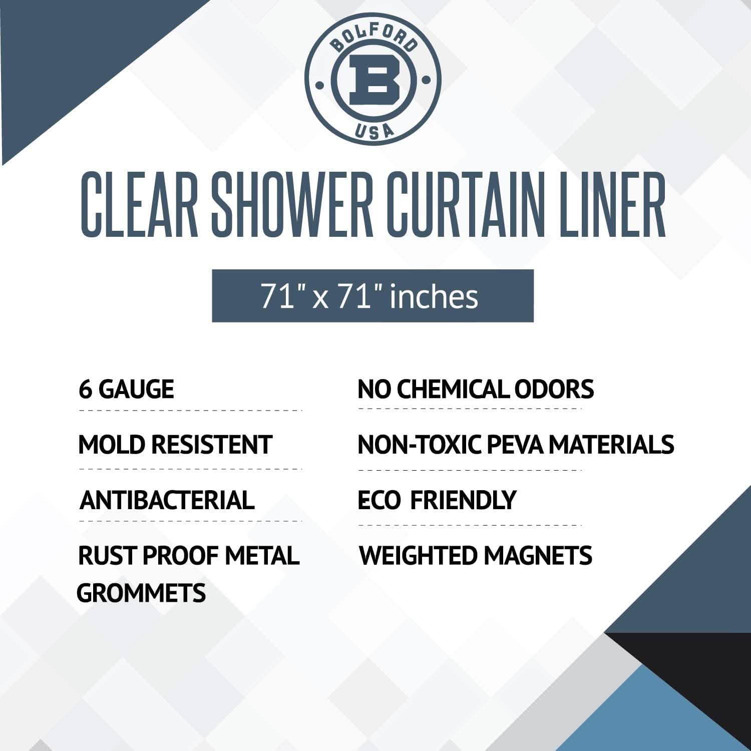 Bolford Shower Curtain &amp; Rod Set