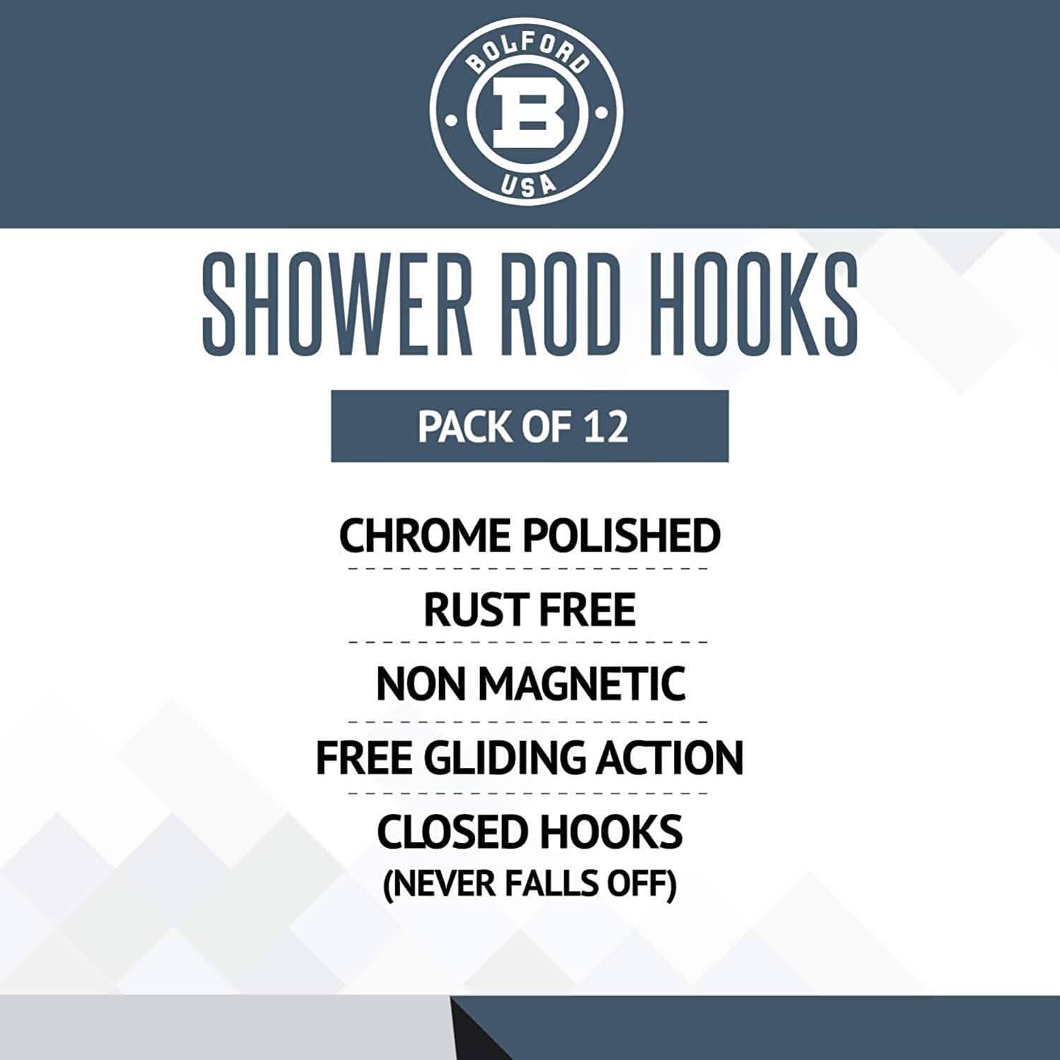 Bolford Shower Curtain &amp; Rod Set