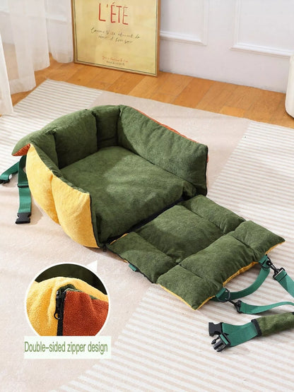 Comfortable &amp; Secure Pet Car Seat Bed - Loving It Shop