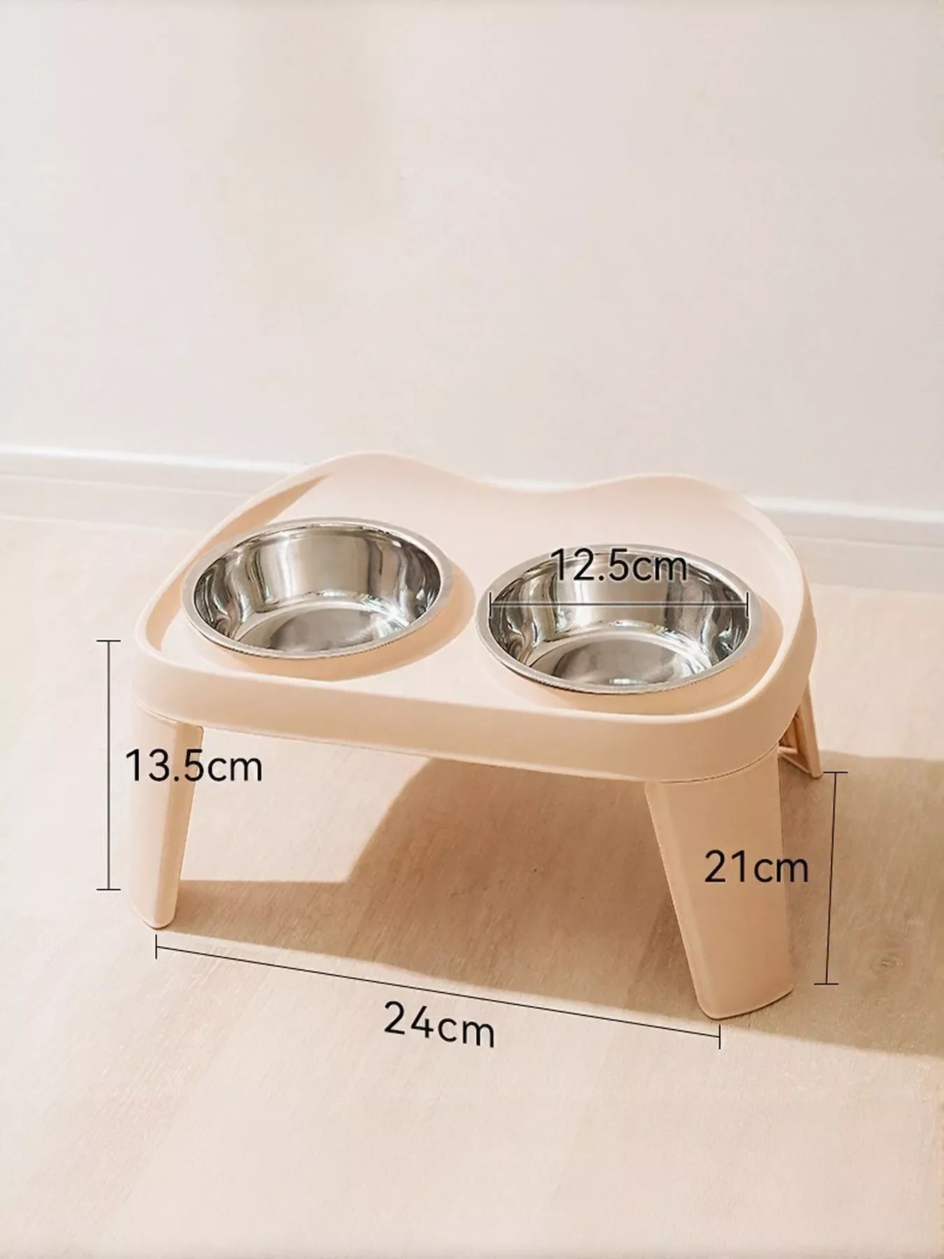 Double Pet Bowls with Stand - Loving It Shop
