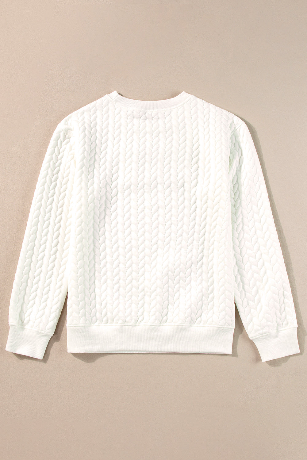 Blackish Green Merry And Bright Quilted Sweatshirt