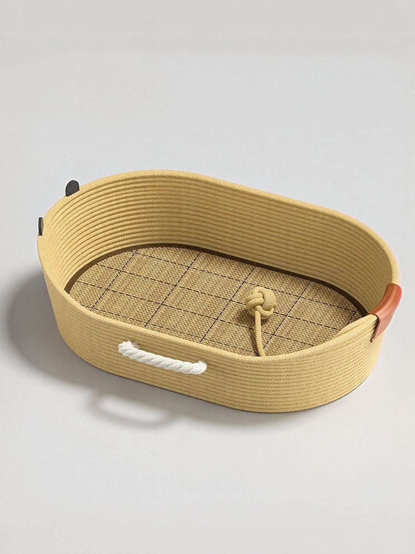 Woven Rope Oval Pet Bed - Loving It Shop