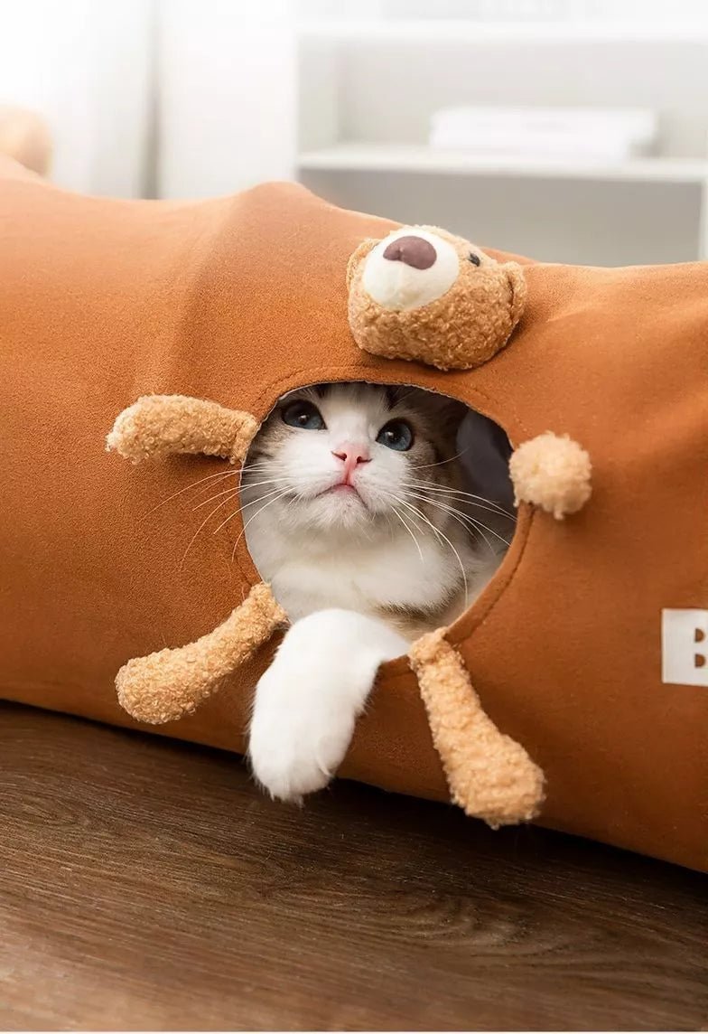 Foldable Cat Tunnel Toy - Loving It Shop