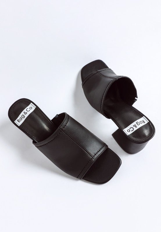 Wuling Slip - On Soft Leather Heels - Loving It Shop