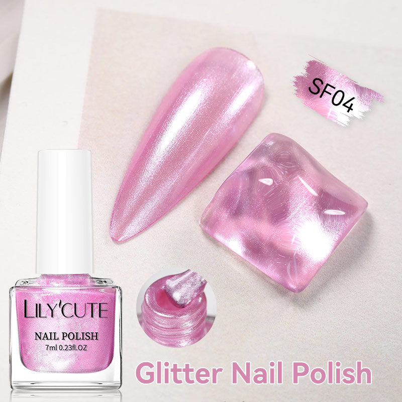 Quick-dry Metallic Mirror Nail Polish, No Baking Required