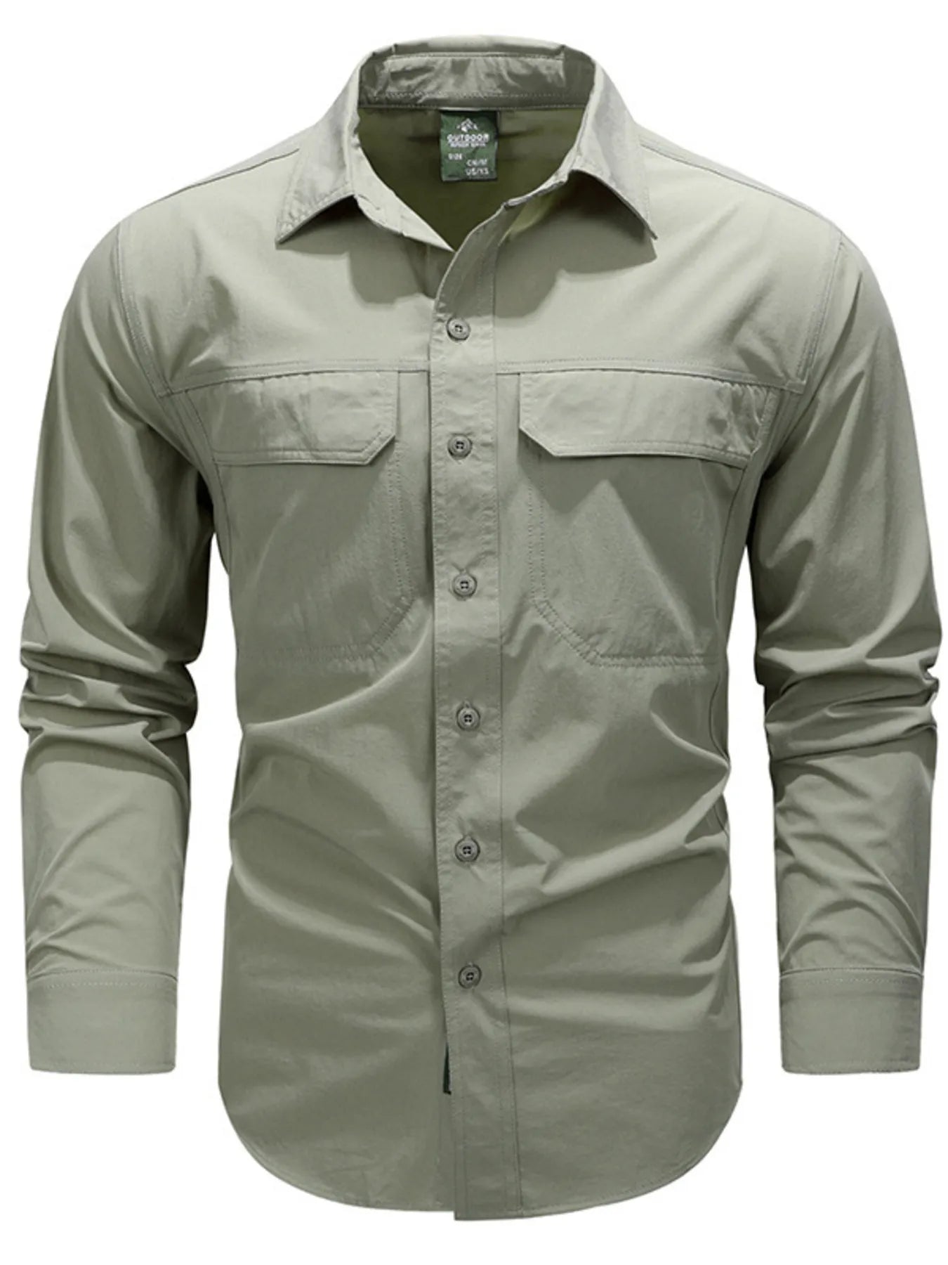 Men's Plus Size Lightweight Button Up Shirt - Loving It Shop
