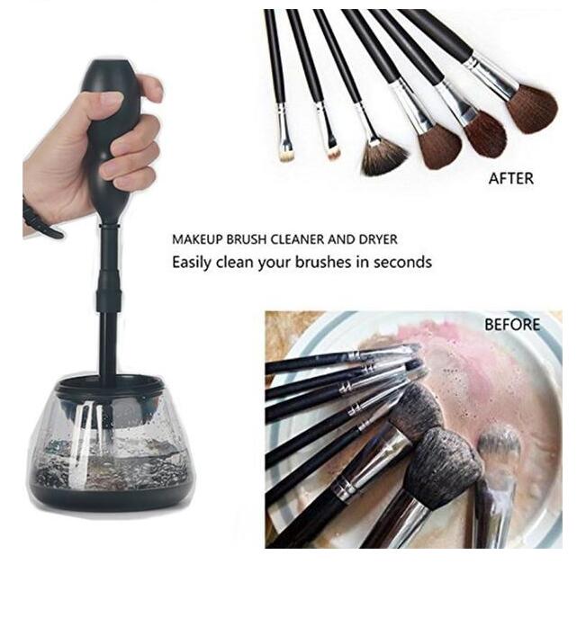 Gourd-Shaped Electric Makeup Brush Cleaner &amp; Dryer