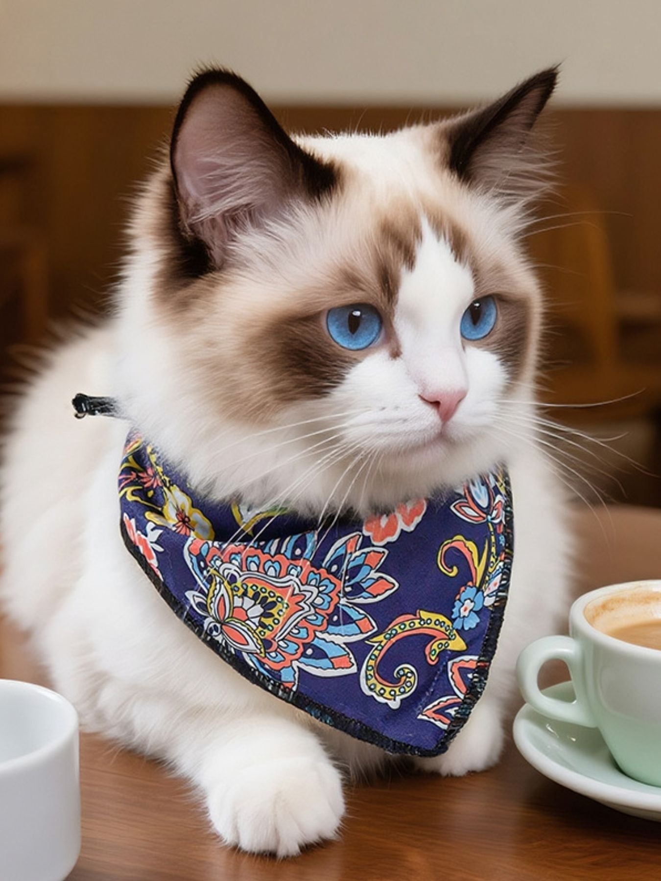 Paisley Print Pet Scarf & Hat - Loving It Shop