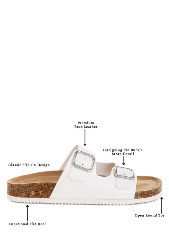 Gloriosa The Double Strap Slide Sandals