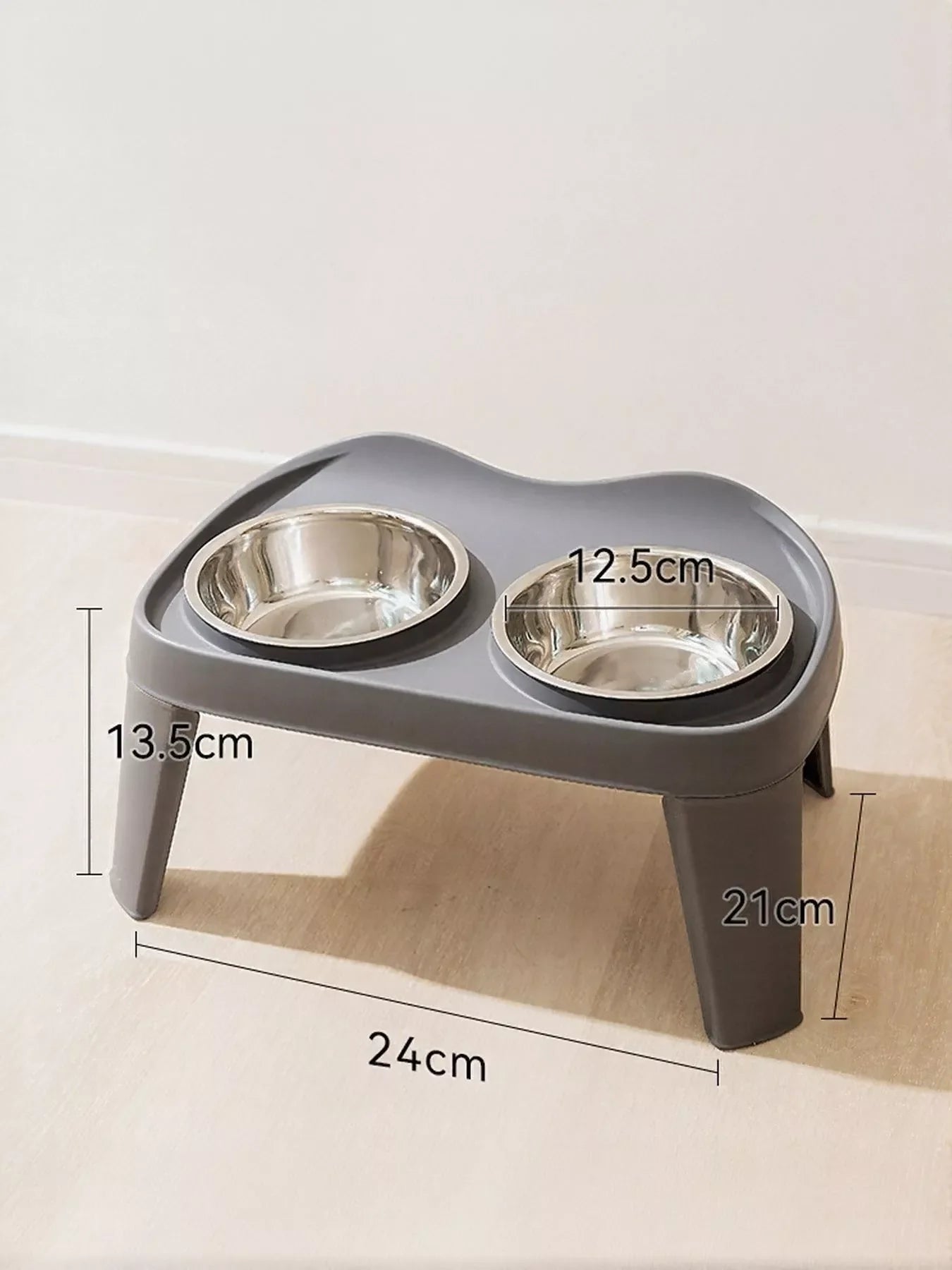 Double Pet Bowls with Stand - Loving It Shop
