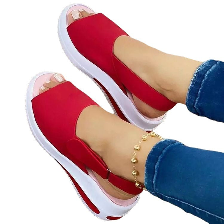 Large Size Thick Sole Heightening Women&