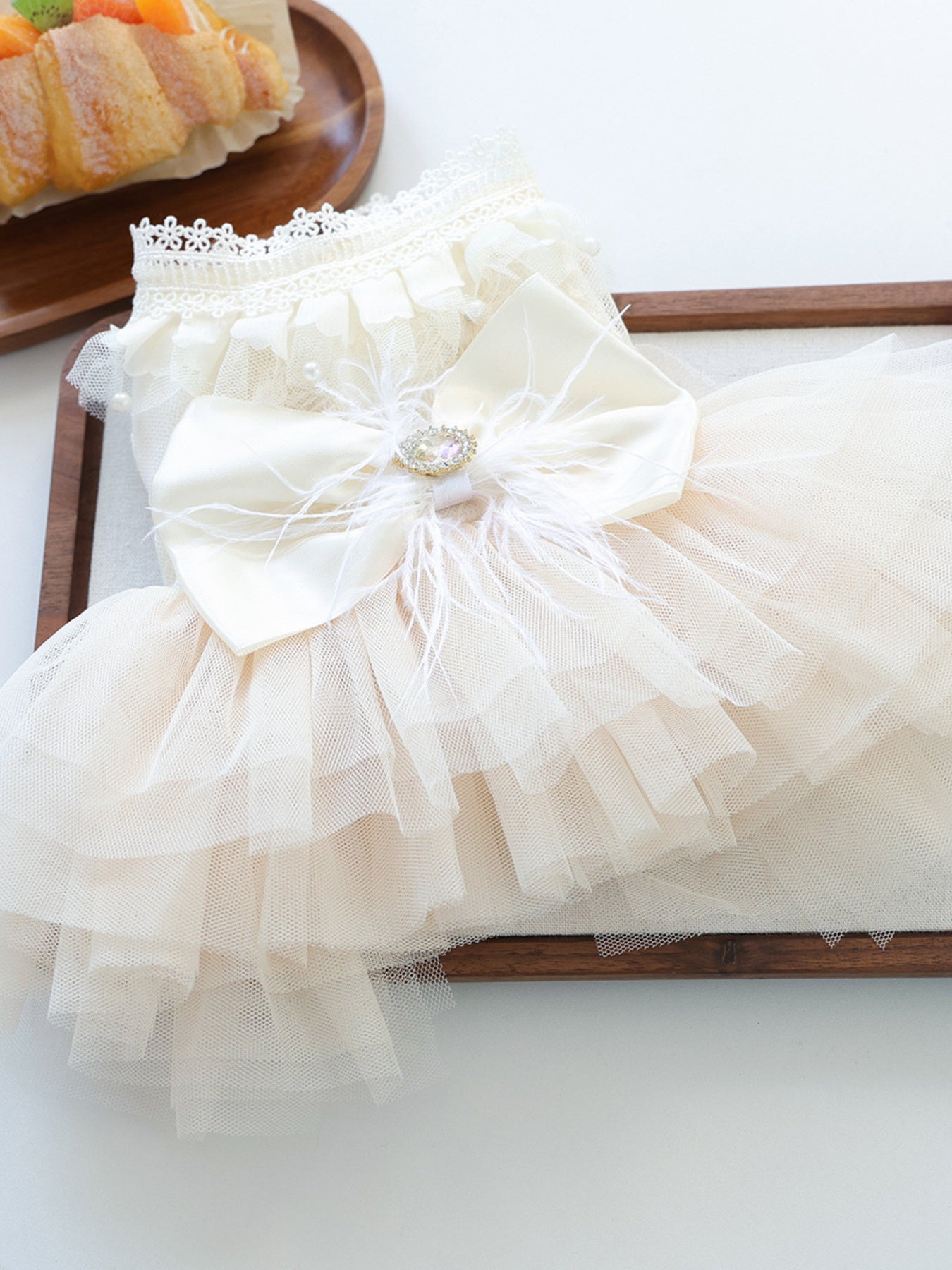 Bow Tulle Ruffle Pet Dress - Loving It Shop