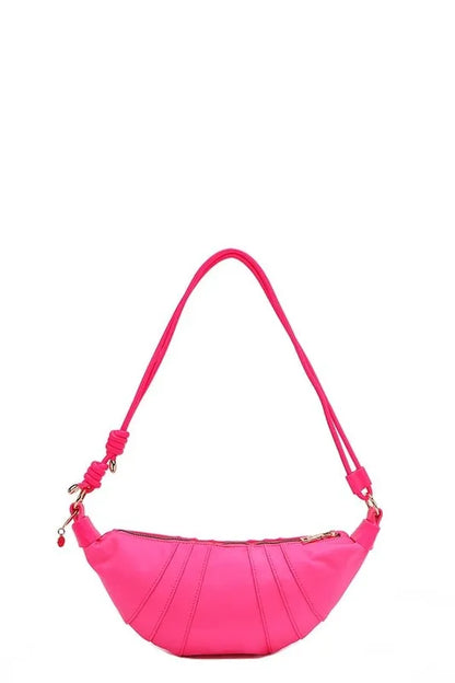 Color Patch Croissant Bag