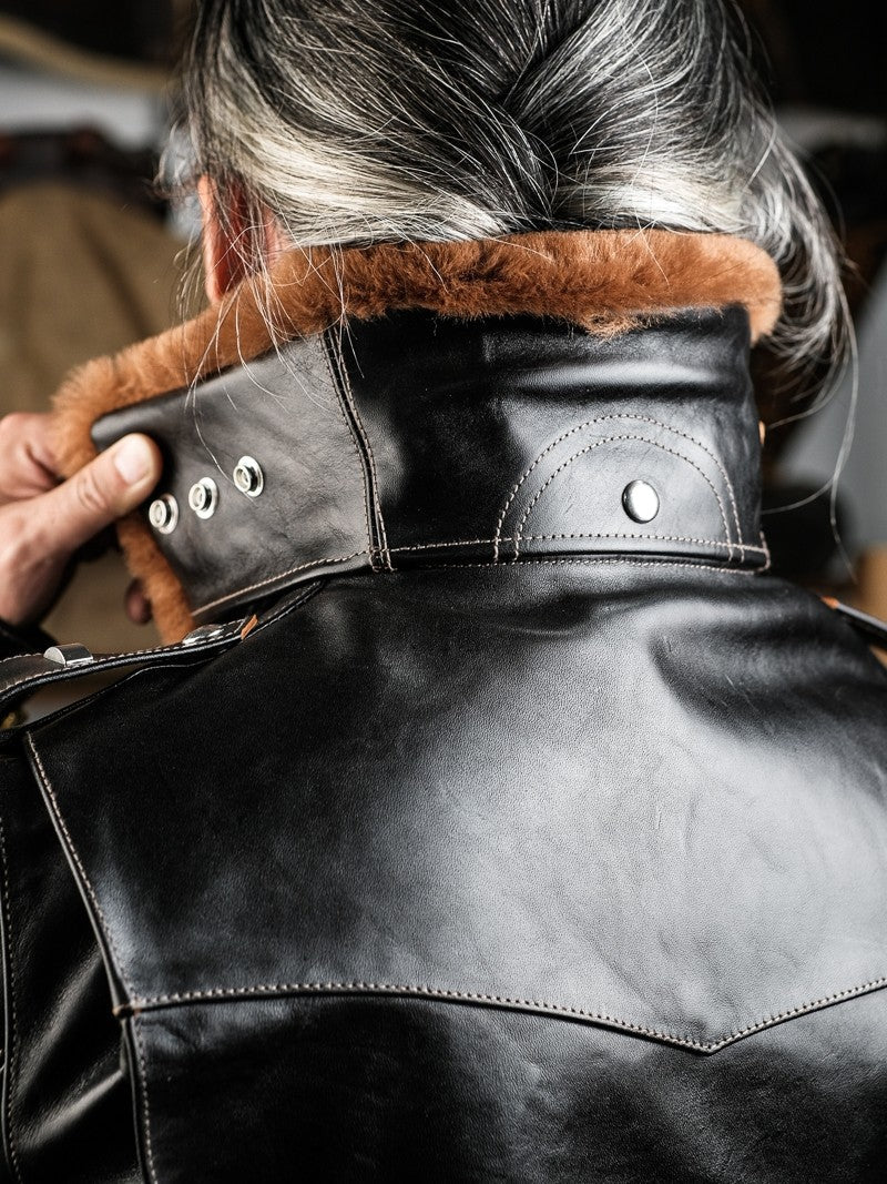 Detachable Fur Collar And Belt Fully Equipped Men&