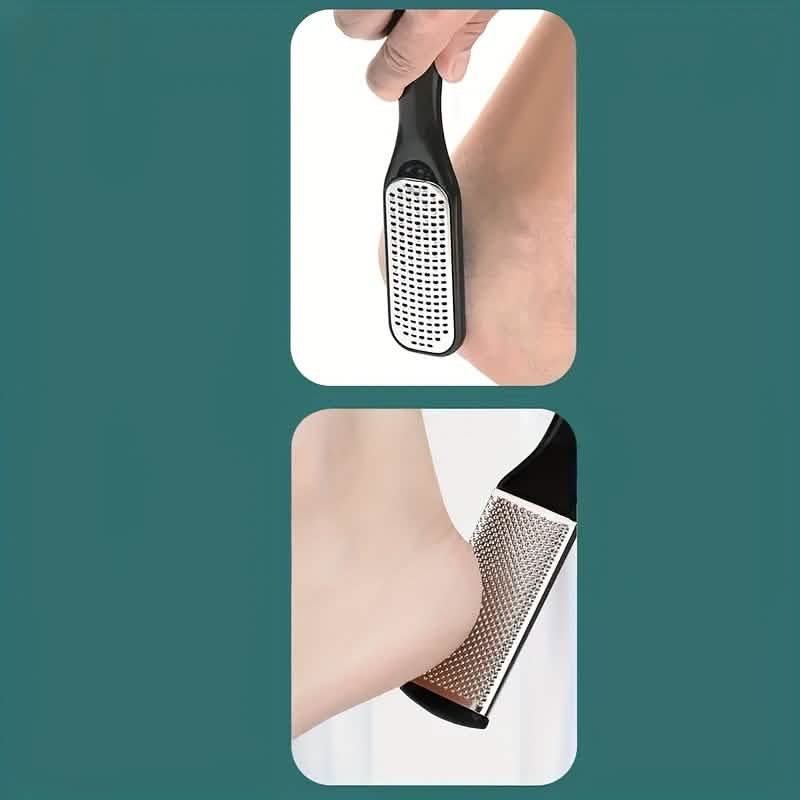 4-Piece Stainless Steel Foot File Set – Callus &amp; Dead Skin Remover