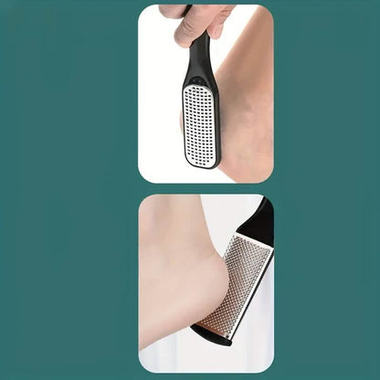 4-Piece Stainless Steel Foot File Set – Callus &amp; Dead Skin Remover