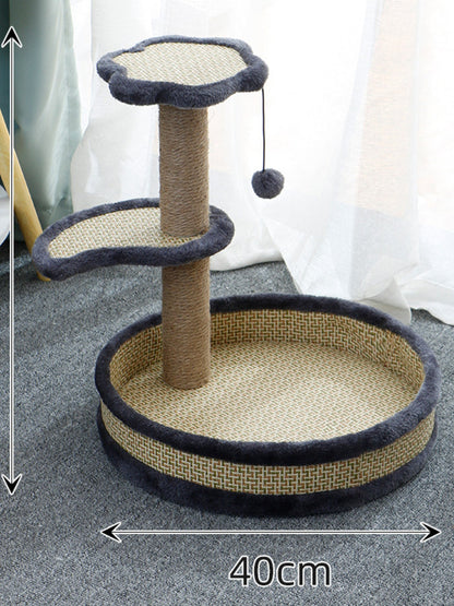 Cat Scratching Post with Cat Bed and Toy - Loving It Shop