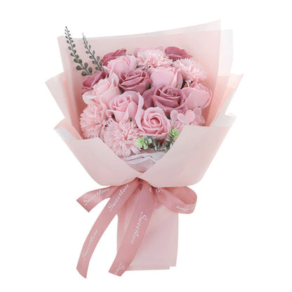 Eternal Rose Soap Flower Gift for Mother&