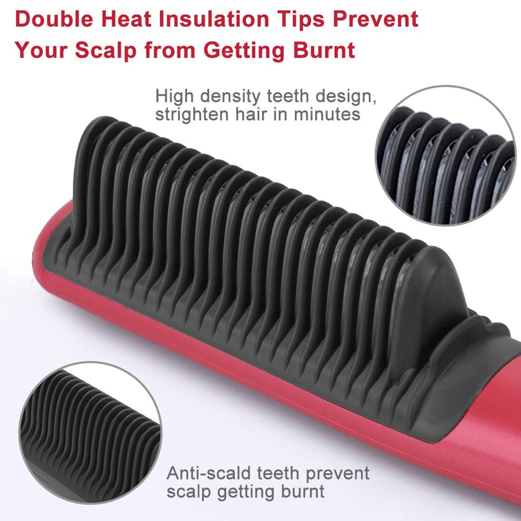 Straightening Brush and Hair Tools for Styling