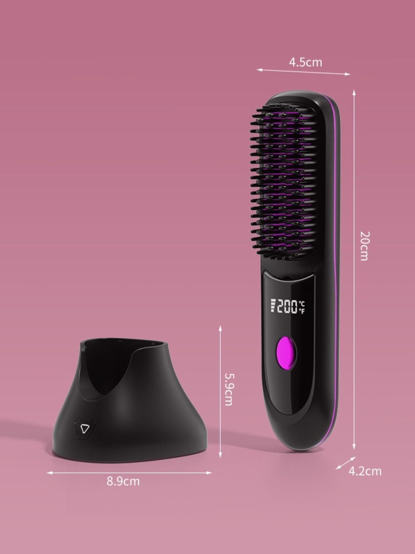 Fast Heating Anti - Scald Straightening Comb - Loving It Shop