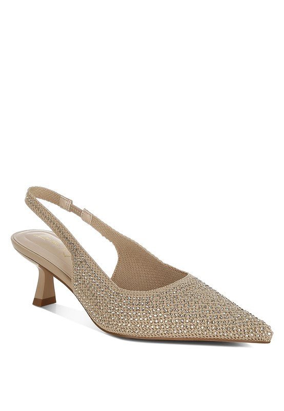 Julep Flyknit Rhinestone Slingback Sandals - Loving It Shop