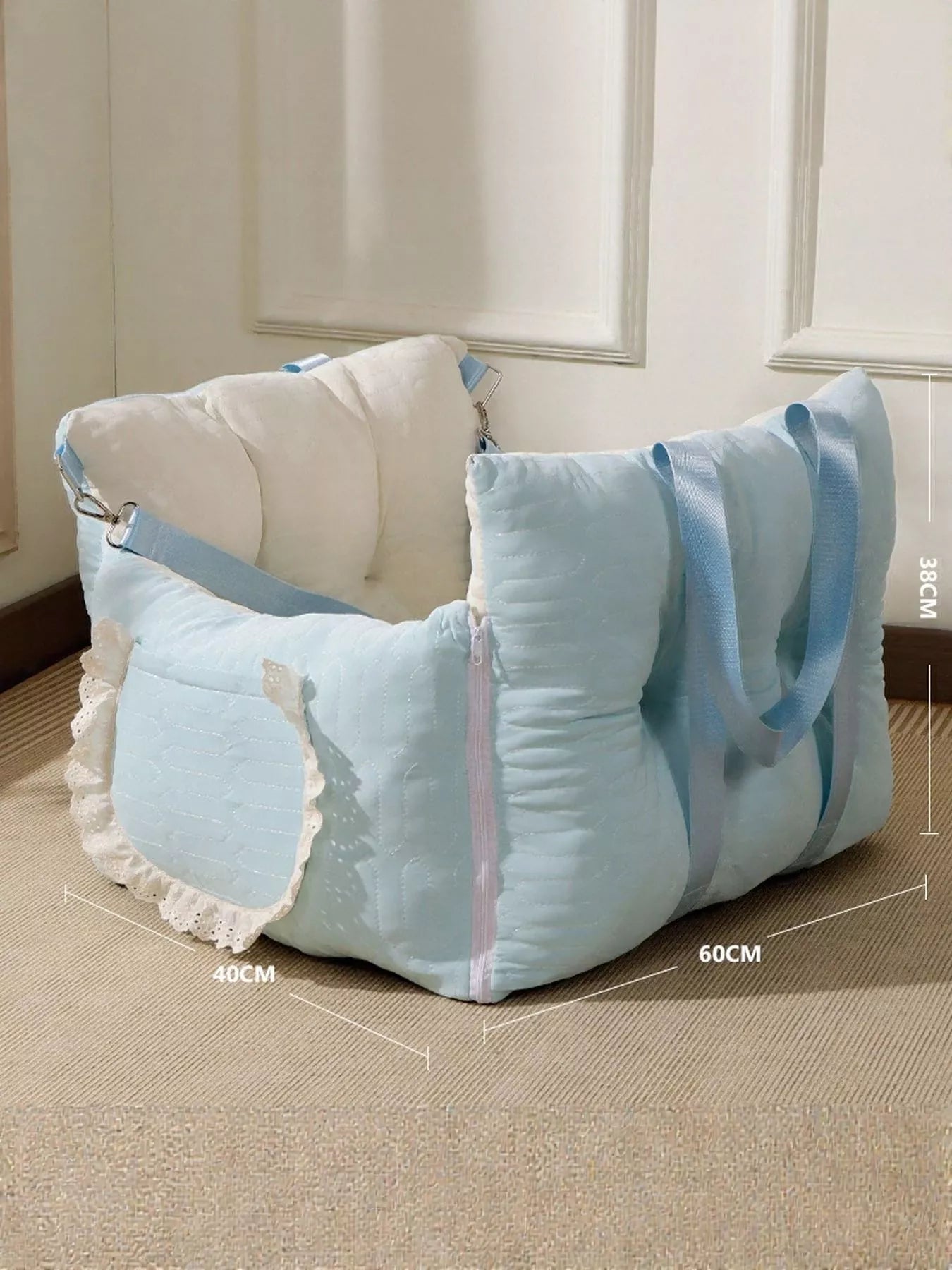 Comfortable &amp; Secure Pet Car Seat Carrier