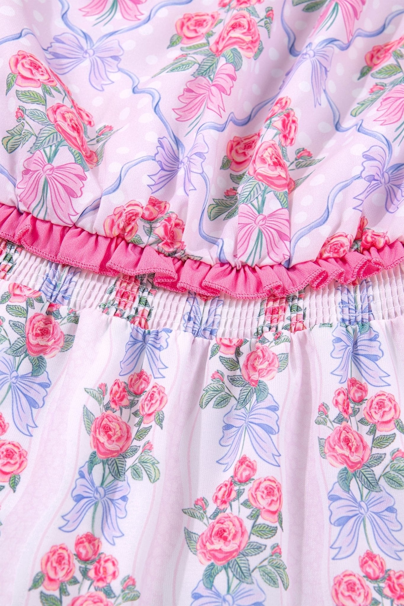 Purple Tiered Ruffles Sleeveless Summer Floral Dress - Loving It Shop