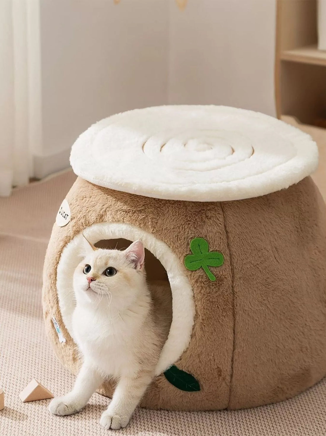 Cozy Tree Stump Pet Nest - Loving It Shop