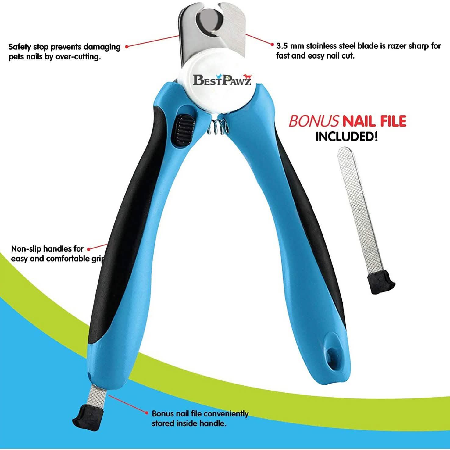 Cat &amp; Dog Nail Clippers &amp; Trimmers with Safety Guards