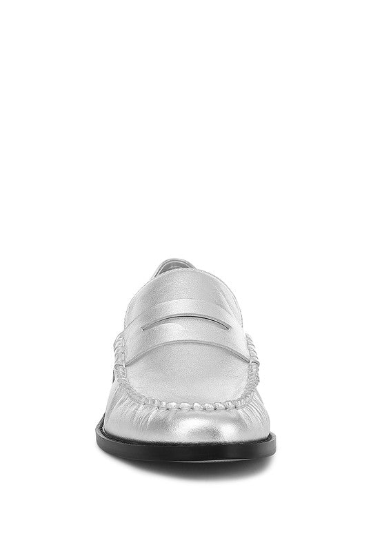 Plavia Genuine Leather Loafers - Loving It Shop