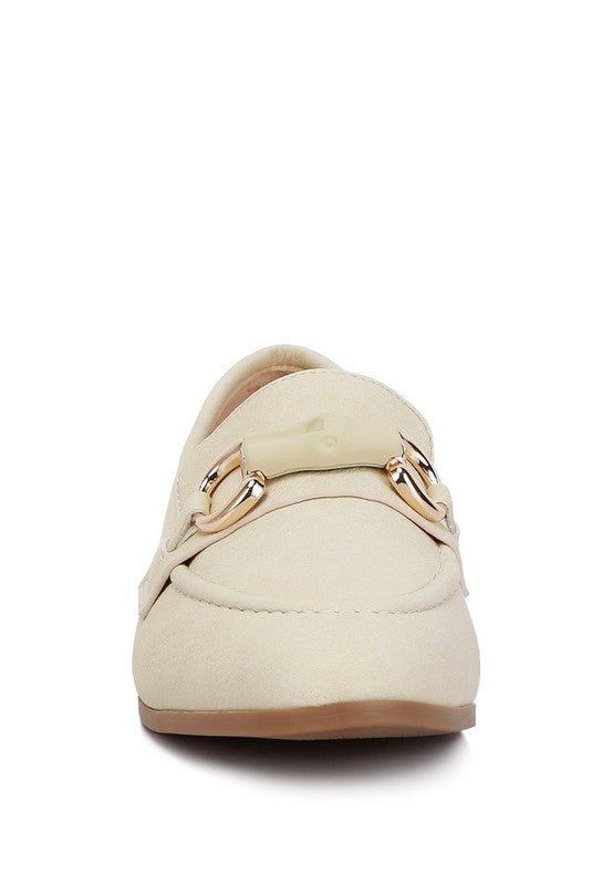 Asher Horsebit Embellished Loafers - Loving It Shop