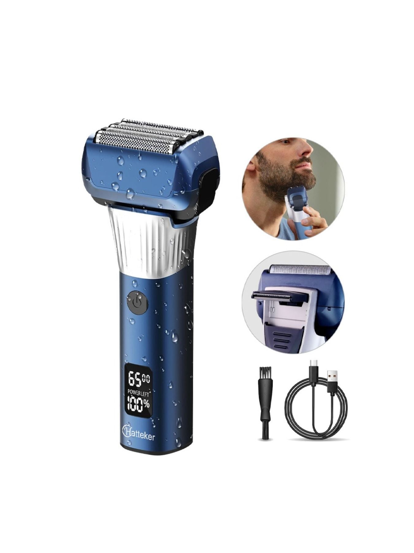 Electric Foil Shaver with LED Display - Loving It Shop