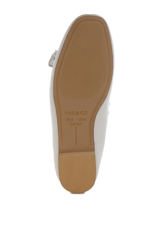 Philoha Studs & Tassels Detail Flat Loafers - Loving It Shop