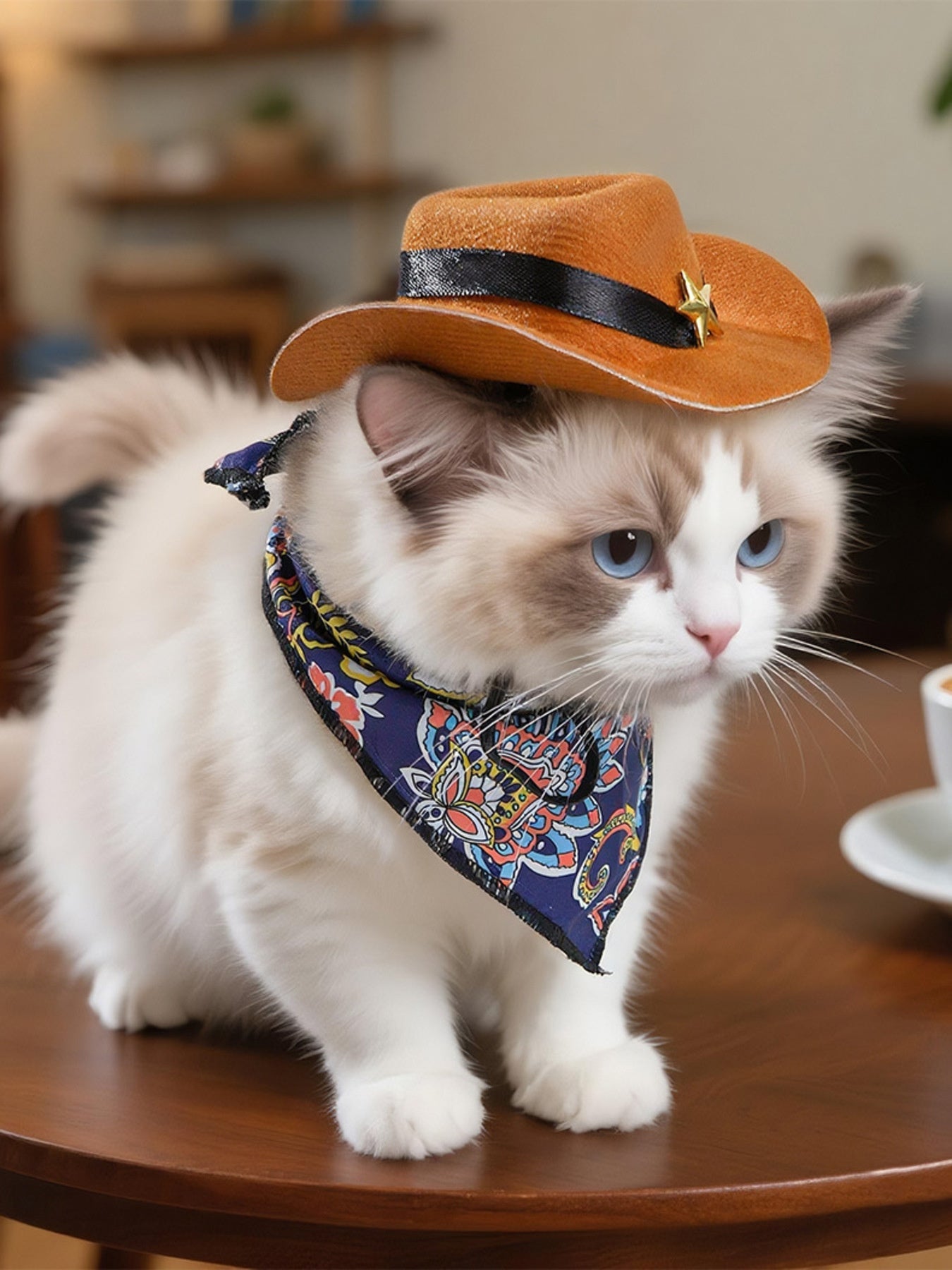 Paisley Print Pet Scarf & Hat - Loving It Shop