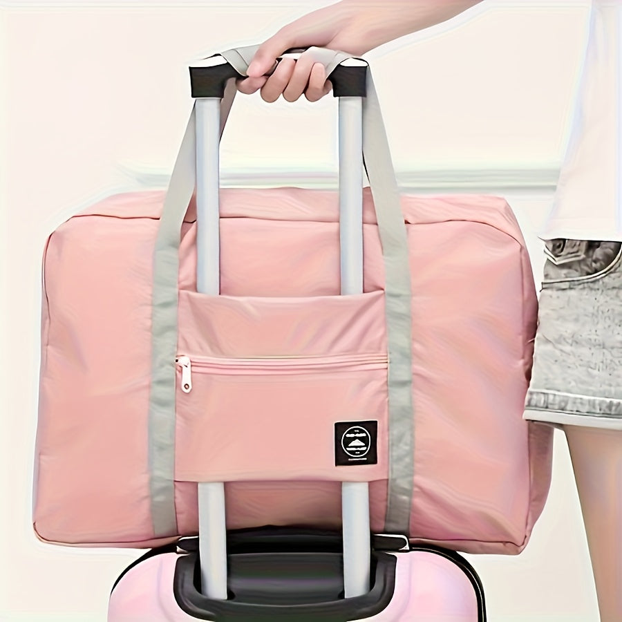 Large Foldable Travel Duffel Bag – Nylon, Gym &amp; Weekend