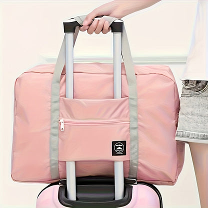 Large Foldable Travel Duffel Bag – Nylon, Gym &amp; Weekend