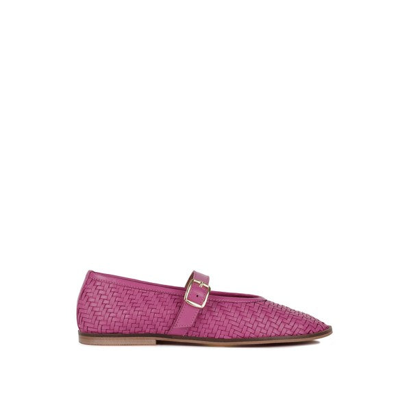 Nazuka Handcrafted Real Leather Ballerinas
