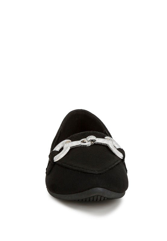Fembot Horsebit Detail Flexible Loafers - Loving It Shop