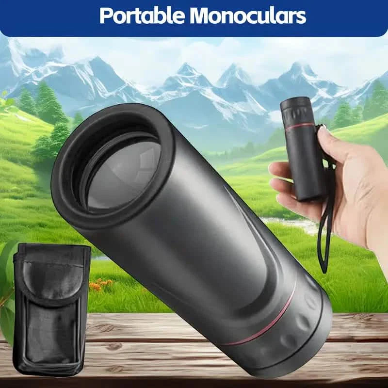 8X Portable Monocular – Pocket-Sized for Outdoor Adventures &amp; Travel