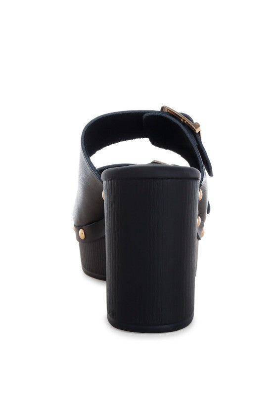 Kenna Dual Buckle Strap Sandals