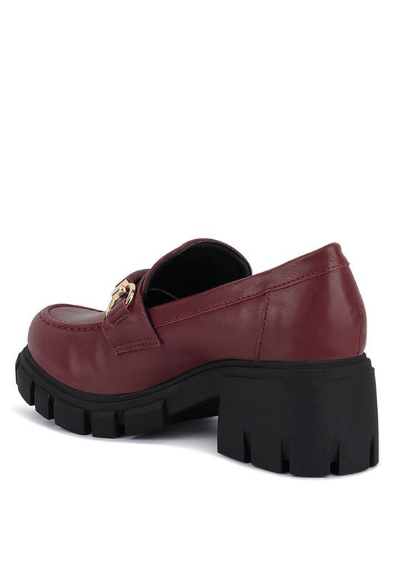 Evangeline Chunky Platform Loafers - Loving It Shop