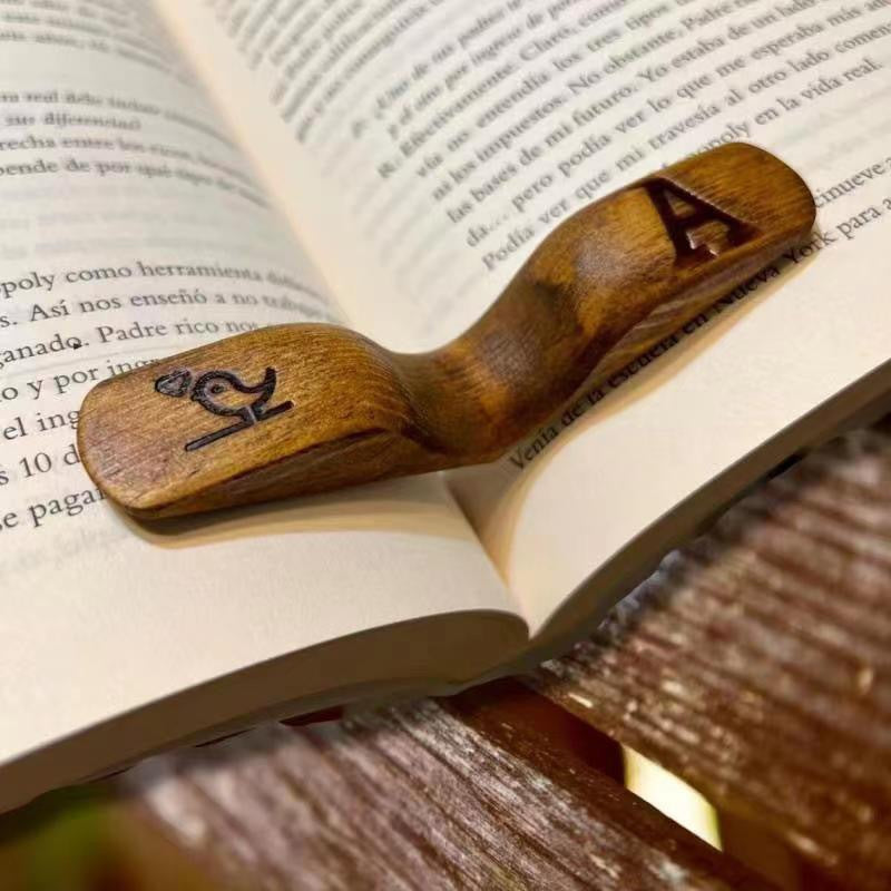 Wooden Bird Thumb Bookmark - Mother&