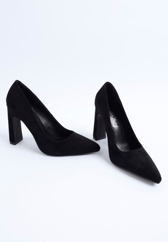 Uboa Slim Block Heel Pumps
