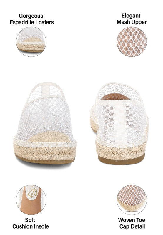 Manara Mesh Espadrille Loafers